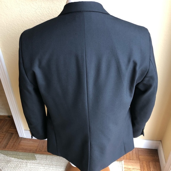 Lands’ End Classic Black Blazer Size 42 - Picture 10 of 15